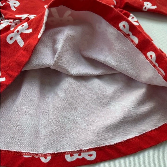 Hanna Andersson Red Bow Dress – Organic Cotton, Size 12-18 Months - Picture 6 of 6